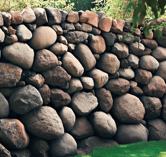 Boulder Retaining Wall