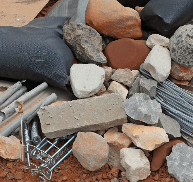 Boulder Retaining Wall