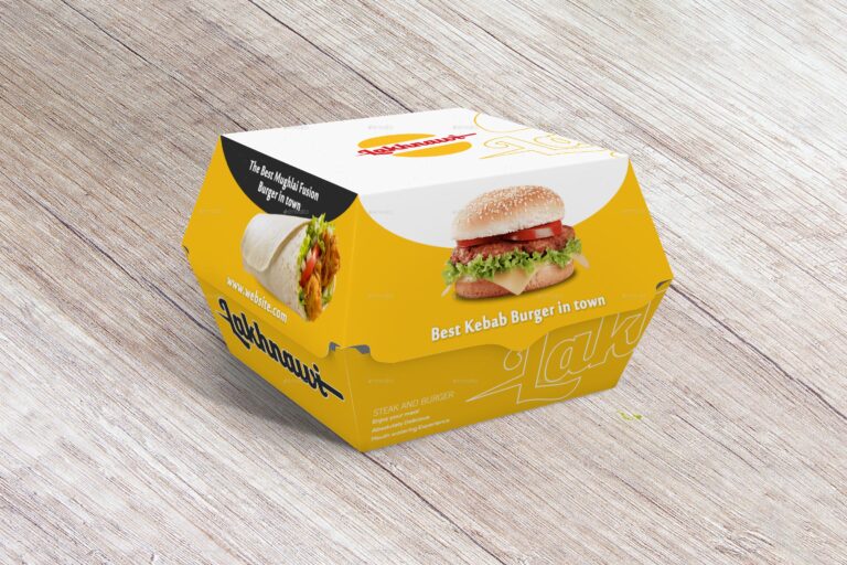 Custom Burger Boxes for Fresh and Tasty Burgers