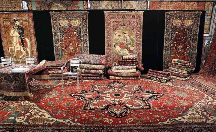 hand knotted area rugs in USA